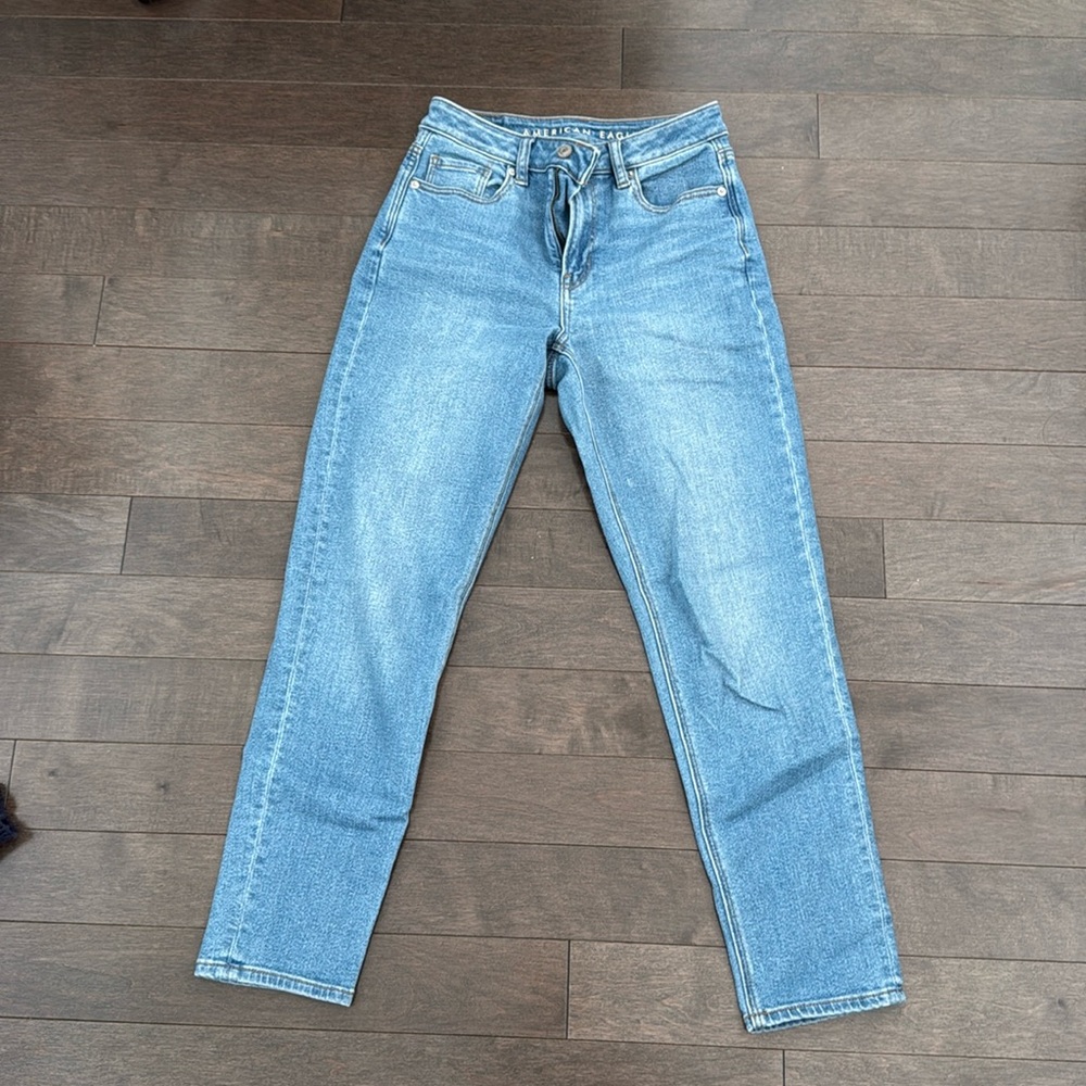 American eagle stretch mom jeans